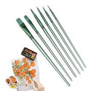 Set De Pinceaux 6 Pièces, Dessin, Outils d'art, Acrylique, Huile, Gouache, | Ensemble de Pinceaux pour Peinture Acrylique Outils pour peinture sur galets, cartes, carnets, scrapbooking, lois