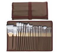 Set de pinceaux Artecho peinture acrylique 24 tailles différentes & étui