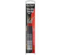 Da Vinci Set de pinceaux Micro-Nova ronds synthétiques manches courts Tailles -20,-10,-15,-5