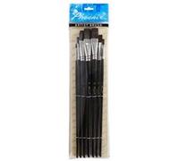Set de pinceaux plats PHOENIX nylon 7 pièces