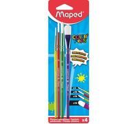 Maped Kit de pinceaux COLOR'PEPS à poils synthétiques