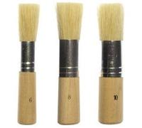 Set de pinceaux pour pochoir, 3 pièces