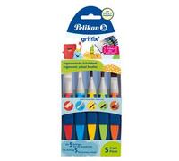 Set de pinceaux scolaires griffix, 5 pièces