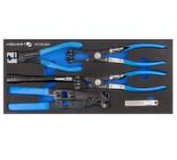 Set de pinces Hogert HT7G163; 5 unités