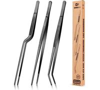 Set de pincettes de cuisine professionnelles en acier inoxydable pour le BBQ et la décoration