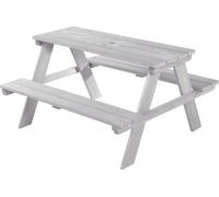 Set de pique-nique pour 4 enfants, résistant aux intempéries, gris, pour l'extérieur