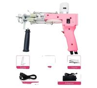 Set de pistolets à touffeter, pistolet électrique, pistolet à touffeter 7 - 21mm, rose