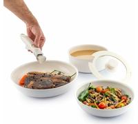 Set de poêles à frire avec poignée et couvercle amovibles Passet InnovaGoods 5 pièces