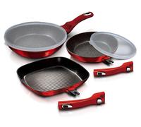 Set de poêles en granit Berlinger Haus BH-6796 3 pièces Burgundy