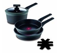 Set de poêles Masterpro GASTRO 4 pièces noir aluminium