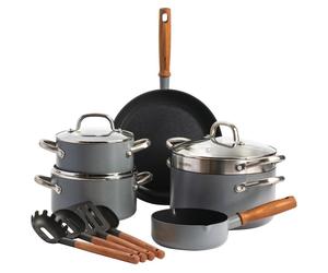 Set de poêles Mayflower Pro 5 pièces + ustensiles de cuisine GreenPan