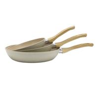 Set de Poêles - ROYAL SWISS - 3 Pièces - Effet Marbre - Antiadhésif - Compatible Induction