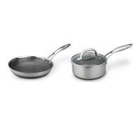 SET DE POÊLES Westinghouse - Black Signature - Poêle 20cm - Casserole 20cm - induction Argent G