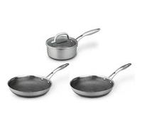 SET DE POÊLES Westinghouse - Black Signature - Poêle á frire 20 + 24cm - Casserole 20cm - Induction Argent G