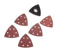 Set de Ponçage Papier de Verre Triangles 101 Pièces, Accessoires Outil Oscillant, Multi-Usage pour coupe et finition