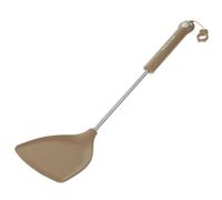 Set de Quatre Spatules en Silicone Cuisine, Wok et Poêles Antiadhésives | Acier Inoxydable, Manche Long Trou Suspendre, Surface Lisse, Prise Confortable et Nettoyage Facile