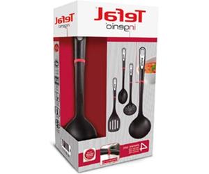 Set de quatre ustensiles de cuisine louche-cuillère-spatule-cuillère à soupe K206S4 - Ustensiles de cuisine Ingenio pratiques