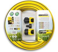 Set de raccordement 10 mètres 3/4 pouces y compris Aqua Stop pour nettoyeur haute pression - arrosage du jardin avec raccord d'eau G3/4