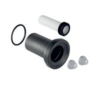 Set de raccordement pour WC suspendu longueur 18,5 cm avec joint à lèvre 152.404.11.1
