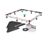 Set de receveurs de douche MEPA cadre de montage SF 3S + 182123 avec ADS, pour receveurs de douche en acier, rectangulaires