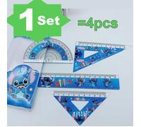 Set de Règles Stitch Disney - Fournitures Scolaires Créatives