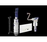 Geberit Set de rénovation Twinline30M – pour chasses d'eau 1988–1997, plaque Twinline30 – chromé mat