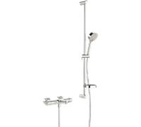 set de rénovation Hansa Hansaprisma 48102131 chromé , en saillie, avec thermostatique de bain