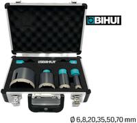 Set de scies cloches diamantées BIHUI 6 pièces avec coffret