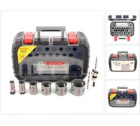 Set de scies cloches universelles Bi Metal Bosch Set d'électricien 11 pièces 22 - 64 mm ( 2608580885 )