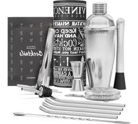 Set de shakers en acier inoxydable, 13 pièces, pour martinis et cocktails longs
