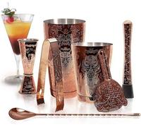 Set de shakers en verre - 6 pièces - Accessoires de bar - Ensemble de shakers