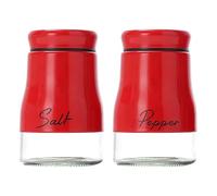 Set De Shakers Sel Et Poivre | Ensemble Distributeur D'Assaisonnement,Salières De Comptoir - Pour Le Plan De Travail Cuisine, Domicile, Camping-Car, Ferme, Camping, Appartement, Dortoir Et Restaurant