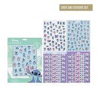 Set de Stickers - Angel & Stitch - 300 pièces - Licence officielle - 25 x 18 cm