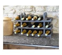Set de supports pour bouteilles, anthracite