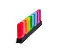Set de surligneurs Q-Connect Pastel 1,5-5 mm - couleurs pastel assorties avec 23 pièces - KF17782