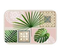 set de table 28.5 x 44 cm polypropylene opaque chamae Douceur d'Intérieur Vert G