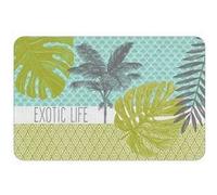 set de table 28.5 x 44 cm polypropylene opaque exotic palm Douceur d'Intérieur Multicolore G