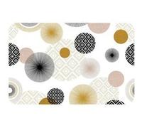 Set de table 30 x 44 cm pvc imprime zoya Noir Douceur d'Intérieur Noir G