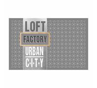 Set de Table à Motifs Loft Urbain 28x44cm Gris