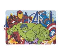 Set de table Avengers pour enfants - Marvel Avengers Bombers - Sets de table pour enfants - En plastique antidérapant - Protection de table pour la maison, l'école et le pique-nique (4 ans et plus)
