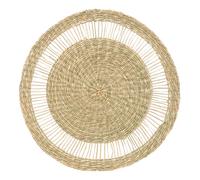 JJA Set de table rond Spring Water – osier roseau tressé 38 cm Naturel