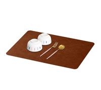Set de table en cuir | Fournitures de cuisine résistantes à la chaleur | Insulte thermique - C-p Mat - Pour En-tertainers Apartm-ent Maison Di-ner Party Holiday Coffee Shop Patio Restaurant Picnic