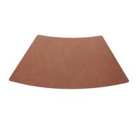 Set de Table en Cuir Marron, Protection et Isolation Thermique pour Table | Usage la Cuisine et Poste de Travail, Format Réutilisable, Style Sobre, Adapté Maison et Restaurant