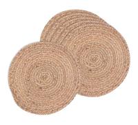 Set de table en jonc de mer tressé Lot de 6