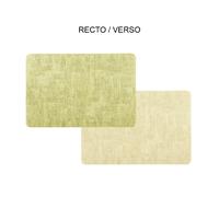 Set de table Fabrik rectangulaire vert beige 44.5x33 cm (lot de 2)