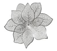 Set de Table Fleur Légende d'Hiver - Argent