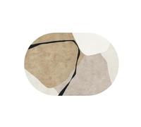 Set De Table Forme Ovale Élégante De Tapis De PVC | Table à manger napperon décor à la maison(Color 3)