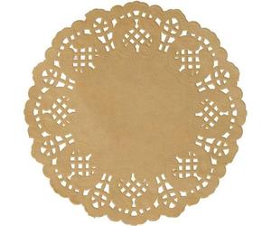 Set de table - KRAFT - Rond - Beige - 35 cm - Naturelle - Lavable