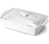 Set de table monarchique – Plat à gratin rectangulaire – 2700 ml – Aspect marbré – Plat à lasagnes et à rôtir