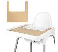 Set de table pour chaise haute, en silicone durable, propre et hygiénique, adapté pour Ikea Antilop Highchai, pour les tout-petits et les bébés (Kaki)
